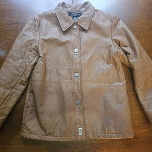 Dialogue Women's Brown Leather Jacket